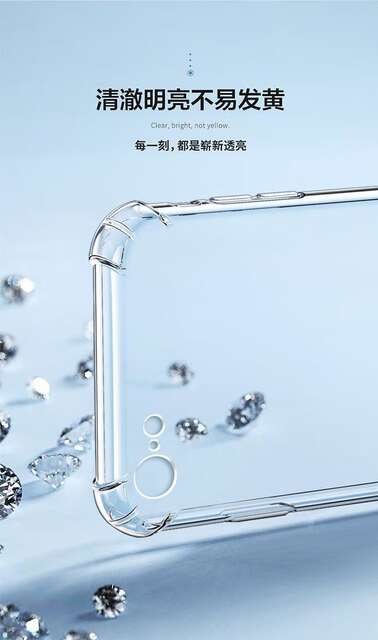 Apple 7 Anti-Fall Shell iPhone 8 Airbag Four Corners All-Inclusive Transparent Protective Shell Silicone Soft Shell New Simple detail 4