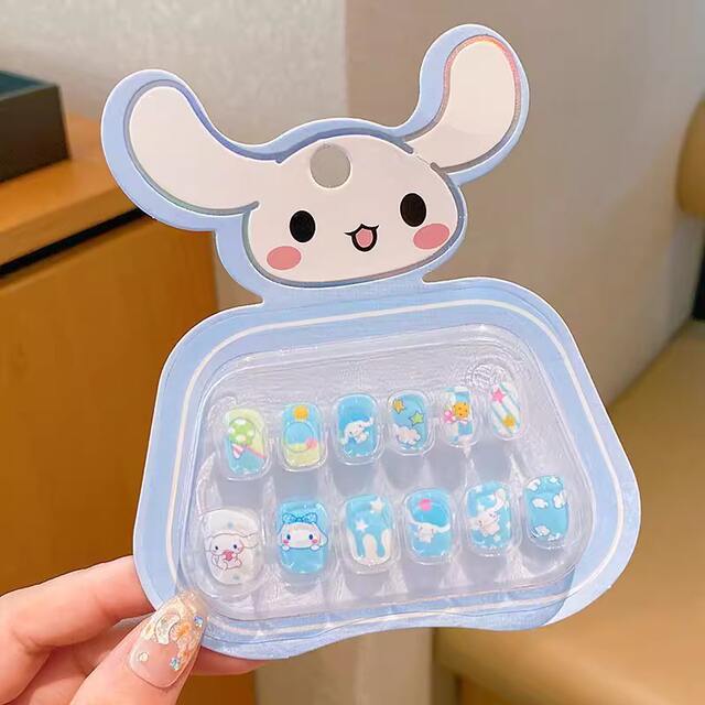 Sanrio Children's Nail Stickers Girls Cute Fun Nail Stickers Students Nail Stickers Girls Nail Stickers Children Wear Nail Stickers