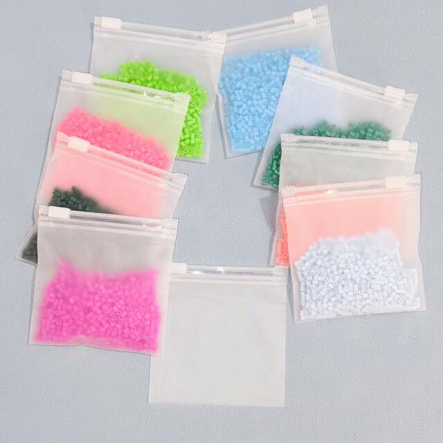 8*8 Bead Sorting Storage Bags Wholesale, Frosted Zipper Bags DIY Bead Refill Packs, Sorting Bags for Finished Products detail 4
