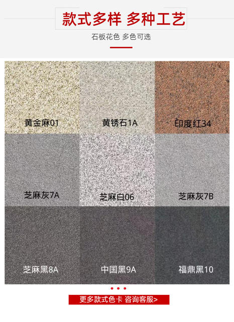 Granite Curb Stone Road Flat Stone Sesame Gray Side Stone Road Diversion Curb Stone Sesame White Side Track detail 6