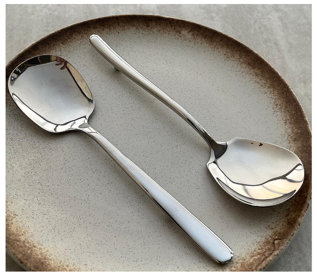 Hotel Restaurant with Round Beaded Stainless Steel Public Spoon Dishes Spoon Dishes Spoon Public Spoon Public Chopsticks Household Dishes Spoon Fish Spoon detail 9