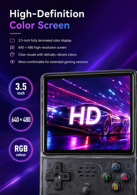Cross-Border New Model R36S Open-Source Handheld Game Console Retro Psp Arcade Cross-Border Classic Fc Arcade Portable detail 8