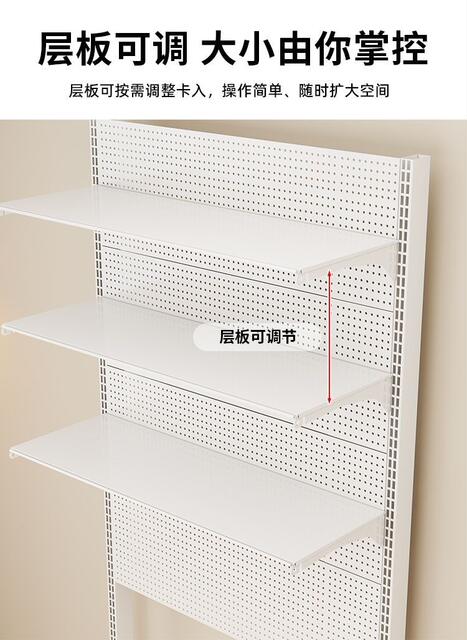 Perforated Board Bookshelf, Desktop Bookcase, Vertical Floor-Standing Display Rack, Study Storage Rack, Integrated Desk Storage Rack detail 10