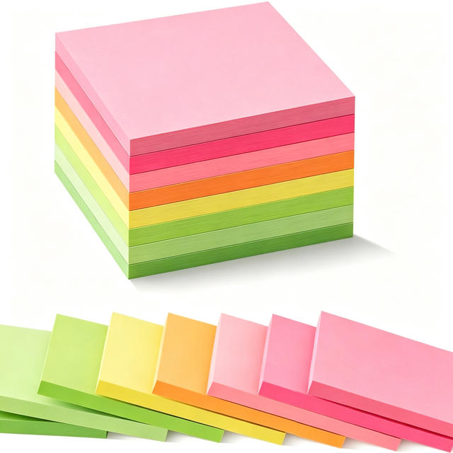 Morandi Color Sticky Notes, Colorful Student Message Notes, Office Sticky Notes, Tearable Sticky Note Paper Wholesale detail 3