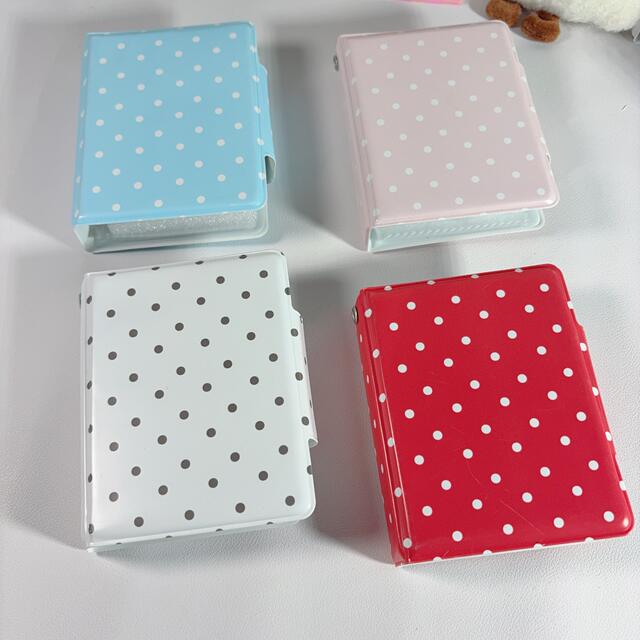 Simple Polka Dot Card Album with One Grid, 3inch Slots for Polaroid Photos, Idol Fan Storage, Korean Entertainment Small Card Holder Storage Album detail 2