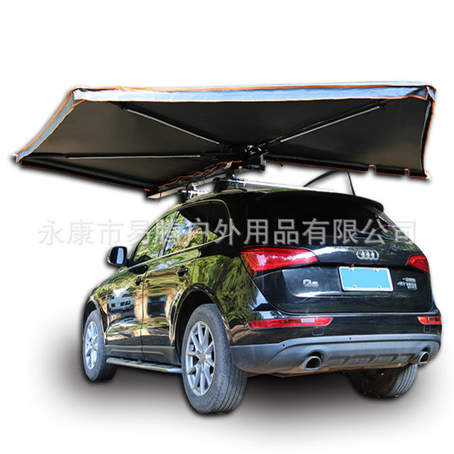 Car Side Canopy Aluminum Shell Suv Side Tent 270-Degree Quick-Open Sunshade Outdoor Camping Rainproof Sun Protection Car Tent detail 4