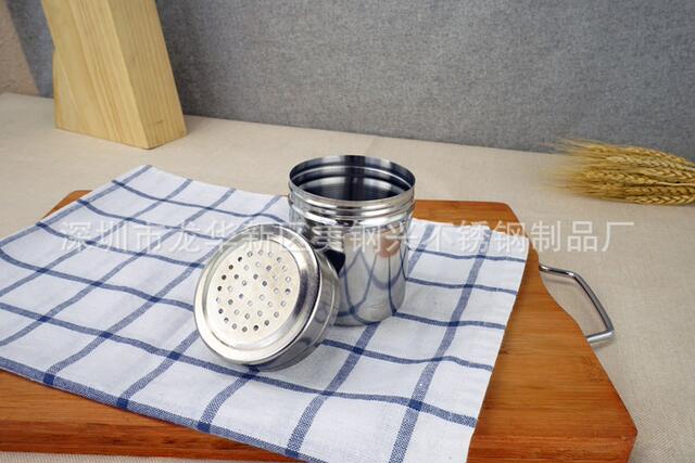 Factory direct stainless steel seasoning jar toothpick container seasoning box pepper jar barbecue jar pepper jar detail 10