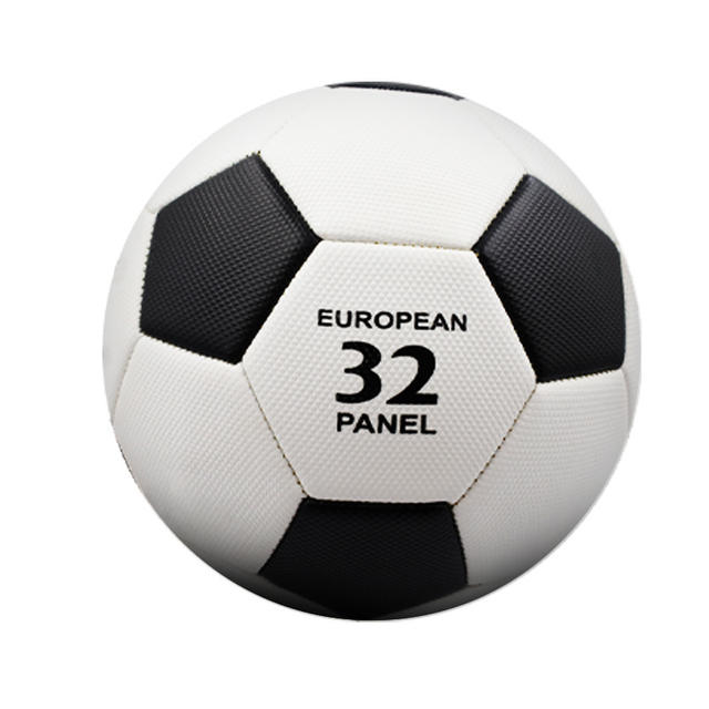 Football wholesale children No. 3 No. 4 No. 5 adult primary and secondary school students training competition world cup black and white PVC machine sewing PU detail 9