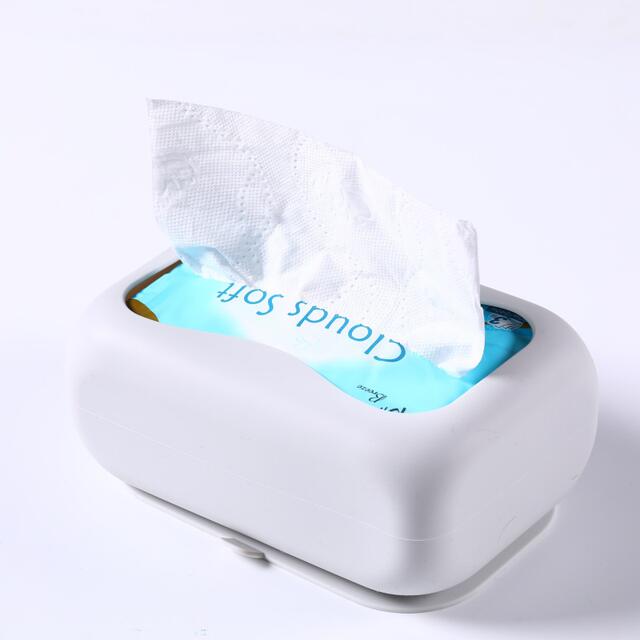 Suction Cup Tissue Box Silicone Creative Bedroom Coffee Table Adsorption Napkin Storage Box Living Room Car Soft Paper Box detail 8