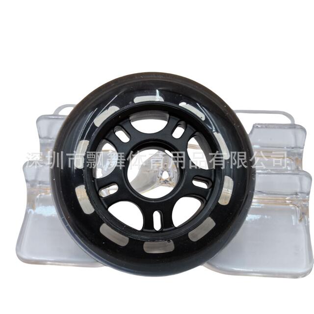 PU wheel skate pulley silent wheel vigor board trolley shopping cart machine with wheel soft rubber material detail 11