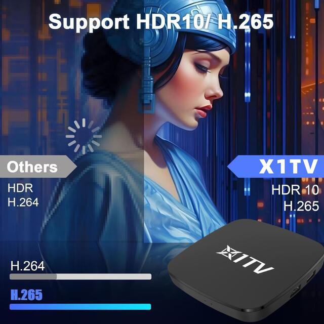 X1Tv Foreign Trade Box Bluetooth Voice 4K High-Definition Tv Network Set-Top Box Player Wifi Android Tvbox detail 7