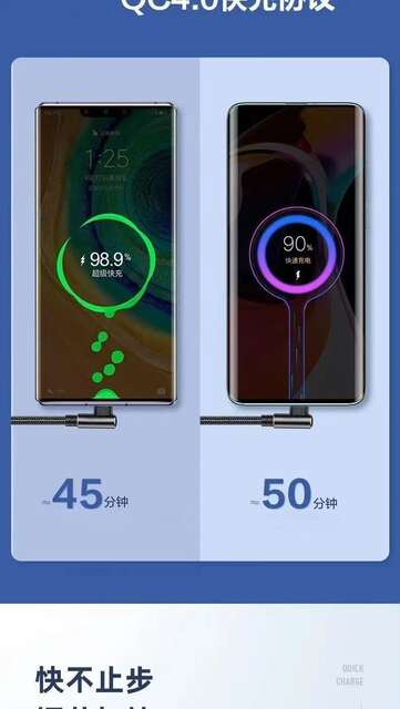 Extended 3.1m a Super Fast Charging Type-C Elbow Data Cable Suitable for Huawei Xiaomi Honor Mobile Phone Charging Cable detail 7