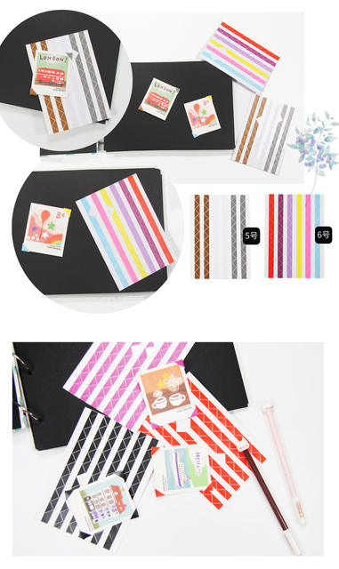21 Photo Corner Stickers Hdiy Photo Album Accessories Adhesive Corner Stickers Wholesale Factory Direct Sales 102 Corner Stickers detail 6