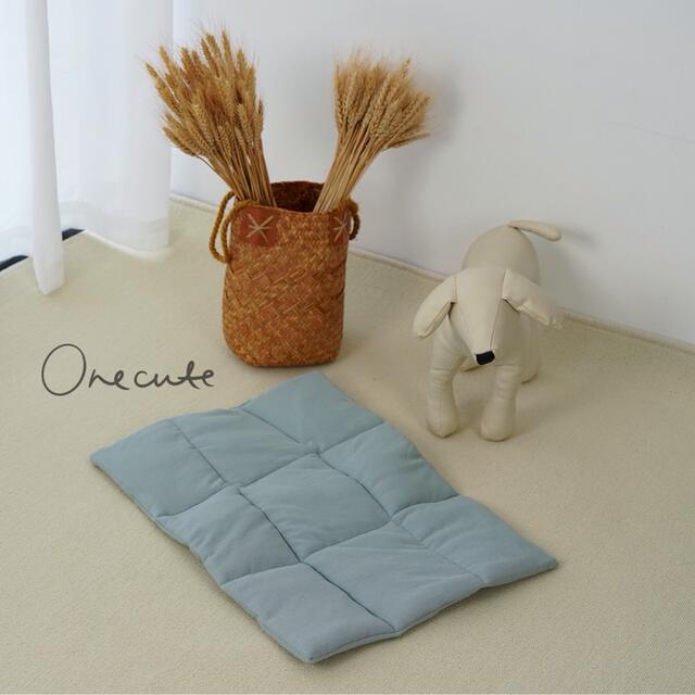 Cotton Pad, Dog Solid Color Bag Pad, Thickened Macaron Soft Pad, Lightweight and Washable detail 7