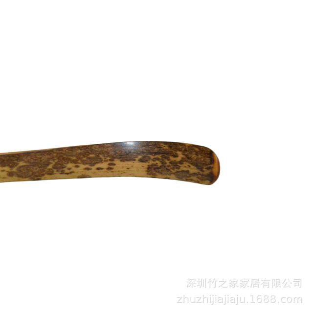 Purple Bamboo Tea Scoop Tea Set Accessories White Bamboo Tea Scoop Tea Scraper Carbonized Polished Matcha Tool Pointed Wide Head Regular detail 11
