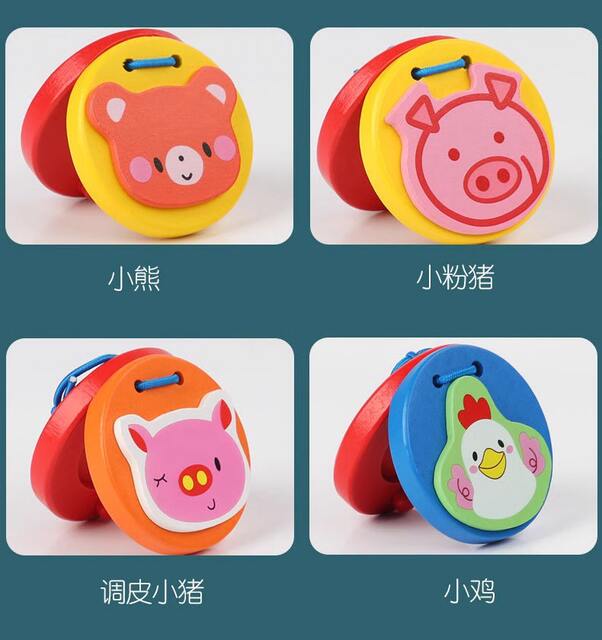Wooden Soundboard Animal Orff Early Education Music Toys Wooden Children's Percussion Instrument Dada Professional Round Dance Board detail 10
