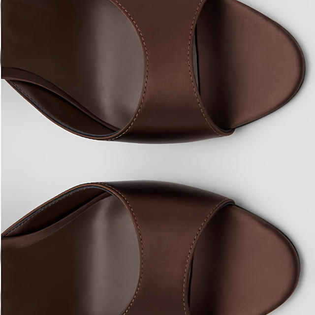 Plus-Size Fashion Simple Solid Color Slip-On High-Heeled Women's Slippers 2026 New Style Sexy Open-Toe Stiletto Shoes detail 6