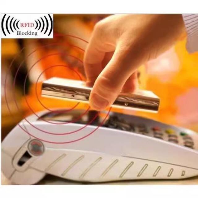 Stainless Steel Card Holder Men's Anti-Magnetic and Anti-Theft 2025 New Bank Card Holder High-End Metal Card Holder Card Holder Business Card Box detail 4