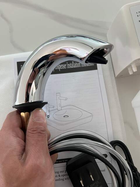 Faucet-Style Sensor Soap Dispenser Hotel and Mall Countertop Sensor Soap Dispenser Soap Foam Dispenser detail 4