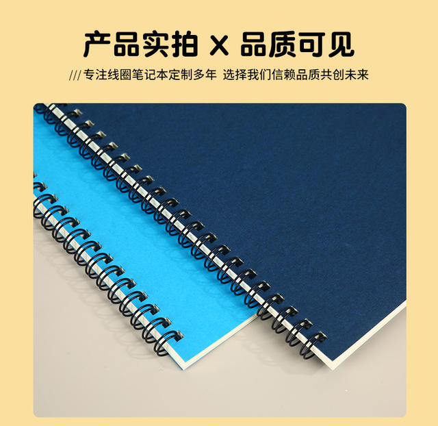Customized Coil Notebook for Cross-Border Sales, A5 Colorful, Logo-Printable, Creative Notepad for Students and Business Notes detail 11