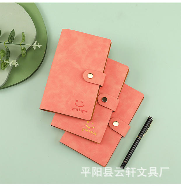 Customizable Loose-Leaf Notebook A6 Softcover Detachable Notepad Simple Ledger Advertising Business Notebook detail 11