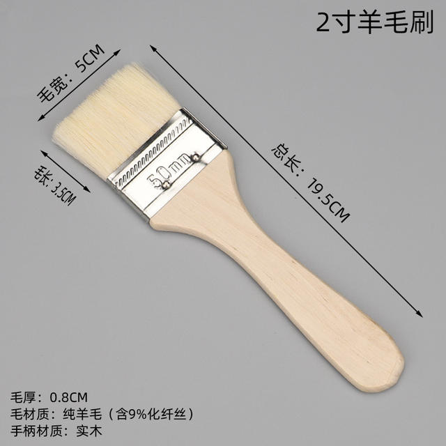 Manufacturer Wholesale Long-Handled Wool Brushes, Wooden Handle Paint Brushes, Soft Bristle Brushes, Multi-Purpose Brushes, Gift Items, Painting Tools detail 8