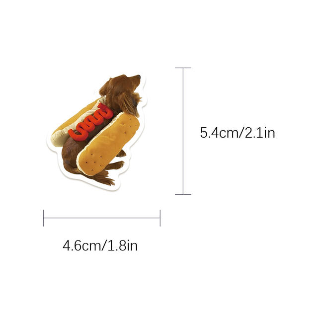 50 Realistic Dog Expression Bag Stickers Laptop Guitar Water Cup Hand Account Book Diary Decoration Waterproof Stickers detail 2