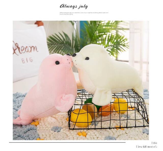 Polar Ocean Underwater World Simulation Seal Sea Lion Doll Plush Toy Doll Zoo Aquarium Activities detail 7