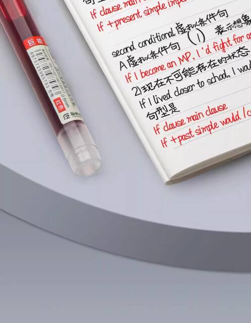 Red Gel Pen with a Full Needle Tip, Red Pen for Teachers to Use for Correcting Homework, Test Papers, and Exams, Quick-Drying Rollerball Pen for Students detail 7