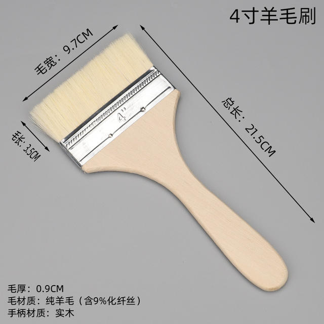 Manufacturer Wholesale Long-Handled Wool Brushes, Wooden Handle Paint Brushes, Soft Bristle Brushes, Multi-Purpose Brushes, Gift Items, Painting Tools detail 10