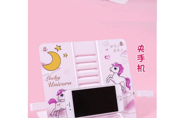 Office Cultural and Education New Style-Cute Style_Looking Bookshelf Cute Girl Cute Trendy Cartoon Reading Stand Reading Stand detail 10