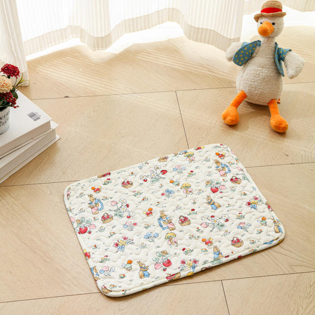 Waterproof Urine-Proof Cotton Pet Mat Cat and Dog Sleeping Mat Rabbit Anti-Slip Mat Foot Mat Cat Cage Rabbit Cage Dog Cage Mat detail 9