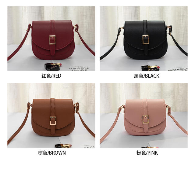 Simple Metal Buckle Flap Adjustable Shoulder Strap Crossbody Bag, Versatile and Stylish 2026 Commuter Women's Bag, Fashionable Saddle Bag detail 8