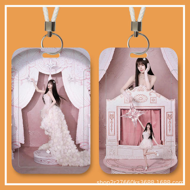 Song Yuqi's Student Sliding Card Holder for Meal Cards, Bus Cards, Id Cards, and Access Cards detail 8