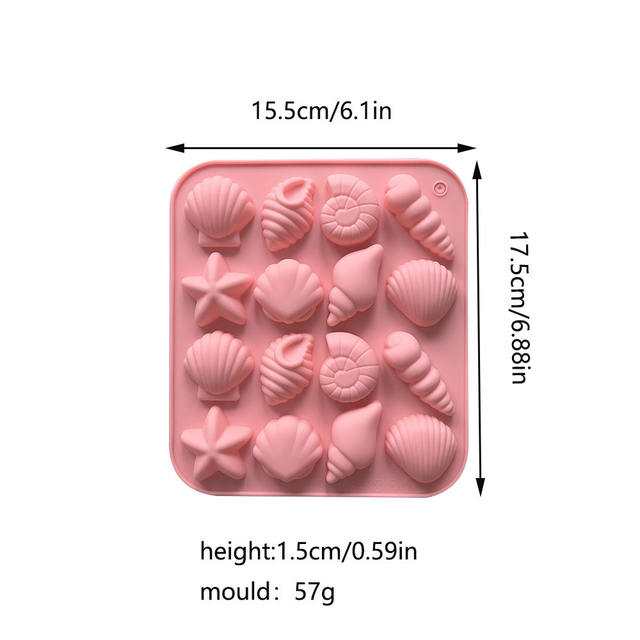 9 different flower-shaped food grade silicone mold chocolate candy jelly jelly mold DIY handmade soap mold detail 6