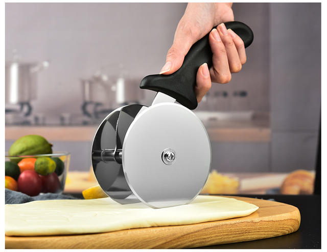 Amazon Stainless Steel Double Wheel Cutter Salad Chipper Vegetable Cheese Cheese Cutter Vanilla Knife detail 9