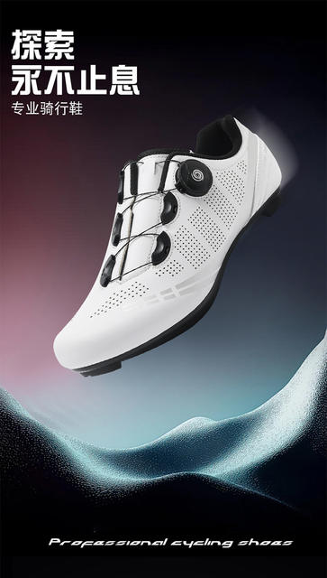 Road Bike Cycling Shoes for Men, Mountain Bike Cycling Shoes with Cleats, Competition Road Bike Cleat Shoe Set, Women's Cycling Shoes T27 detail 1