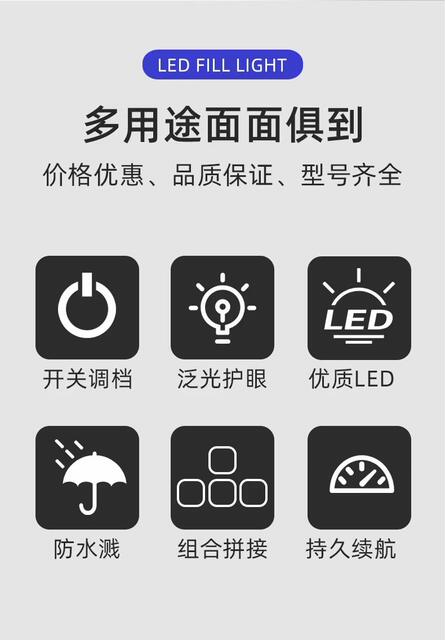 Mobile Phone Clip-On Fill Light for Video, Selfie, Live Streaming, Beauty Enhancement, Dslr Camera Shooting, Soft Light Photography, Pocket Light detail 5