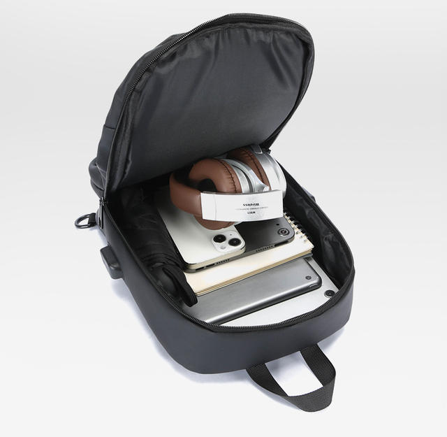 Men's Crossbody Bag, Large Capacity, Work and Commuting Shoulder Bag, Fashionable Cycling and Travel Small Backpack, Men's Chest Bag detail 9