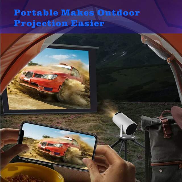 hy300pro Projector Home 4K Portable LCD Ultra High Definition Living Room Wall Throw Wireless Same Screen detail 9