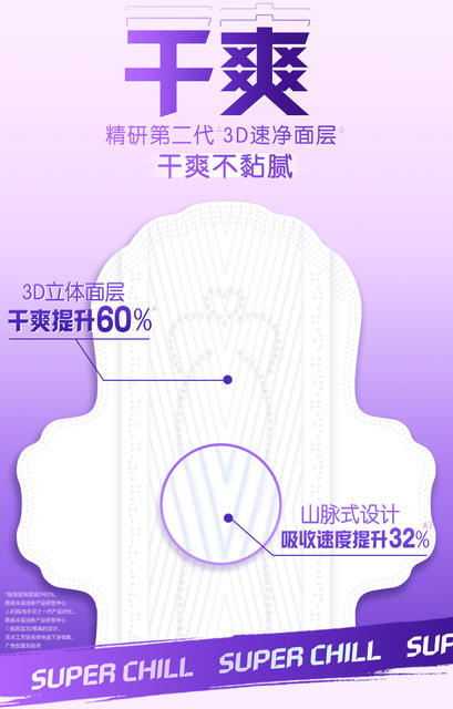 Non-Sterile Sanitary Napkin V3 Small Floating Core Ultra-Thin Leak-Proof Day and Night Sleeping Pants Free Combination Genuine detail 4