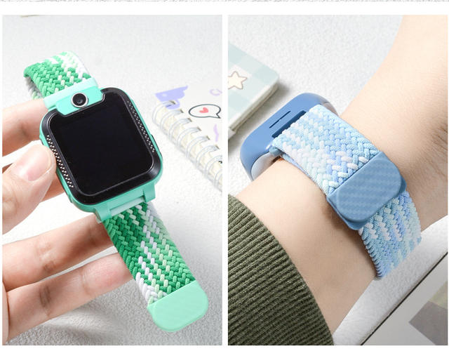 Suitable for Xiaomi Mi Rabbit Xiao Xun 360 Shu Lang Children's Phone Watch Magnetic Woven Elastic Strap detail 11