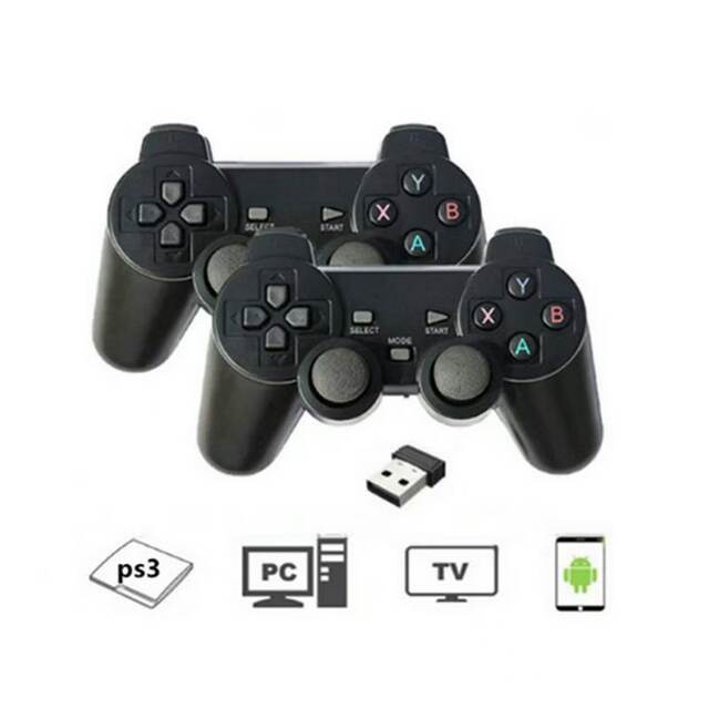 2.4g Wireless Game Controller Android Tv Tvbox Tv Box Pc Set-Top Box One-To-Two Dual-Player Controller detail 3