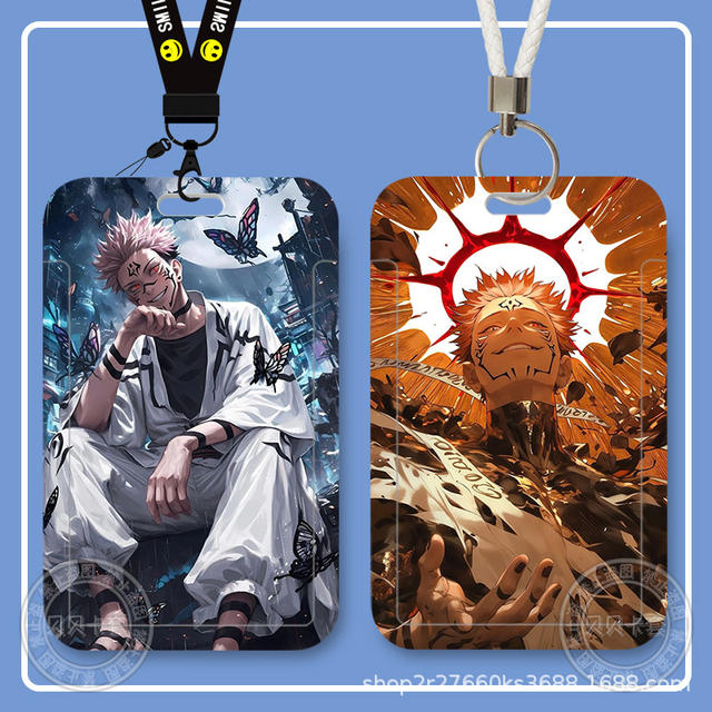 Jujutsu Kaisen Peripheral Student Slider Meal Card Bus Card Id Card Protective Cover Access Control Campus Card Holder Storage detail 9