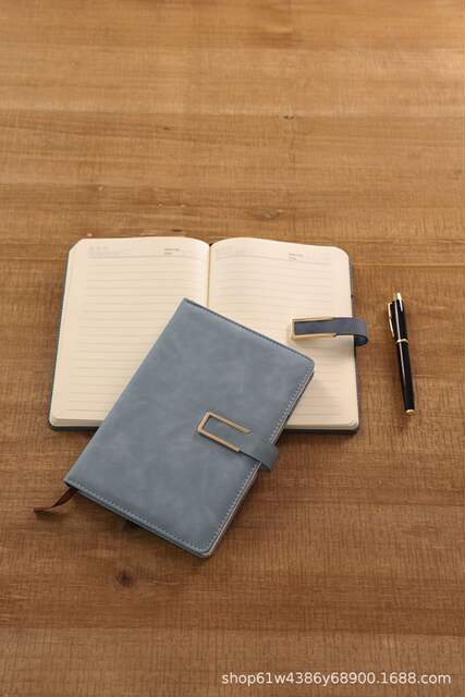 A5 Work Notebook, Cultural Creative Business Office Simple Ultra-Thick Notepad detail 11