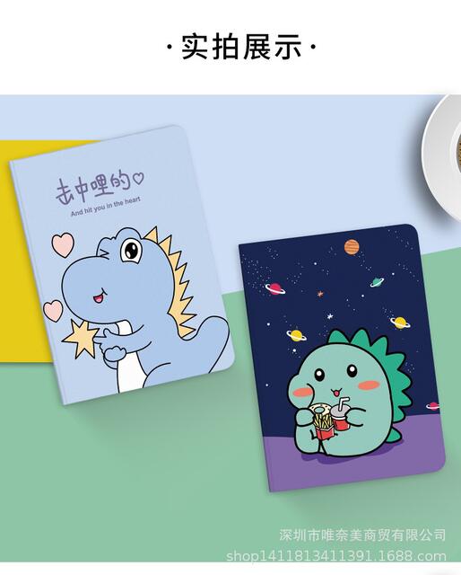 Applicable ipad11 protective case Huawei tablet computer cartoon leather case matepadpro soft case mini65 sleep detail 3