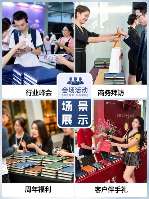 A5 Work Notebook, Cultural Creative Business Office Simple Ultra-Thick Notepad detail 2