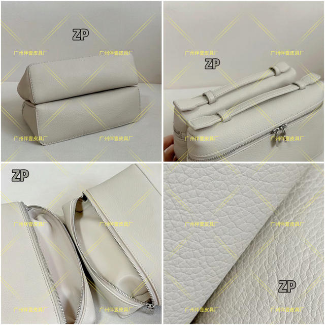 Original Leather LP19 Lunch Box Bag Head Layer Cowhide Gigi Same Box Bag Shoulder Portable Crossbody Cosmetic Bag Women detail 2