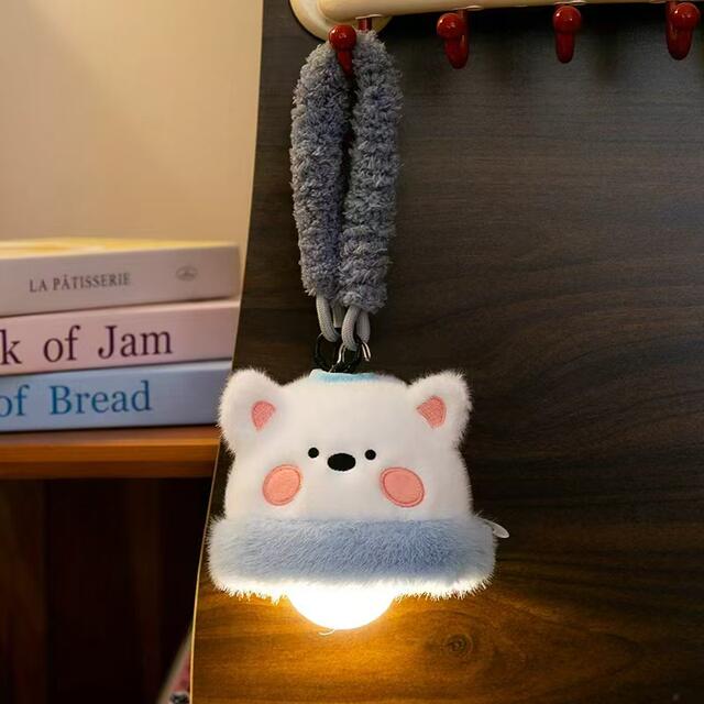 Cute Cartoon Plush Hanging Lamp Dormitory Bedside Night Light Creative Animal Doll Lamp Bag Pendant Children's Gift detail 12