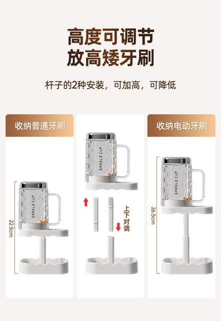 Mouthwash Cup, Toothbrush Cup, Toothbrush Holder, Electric Toothbrush Storage Box, Student Dormitory Toiletries Set detail 5